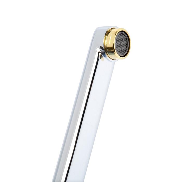 Cмеситель для ванны Accoona A7115, однорычажный, латунь, хром