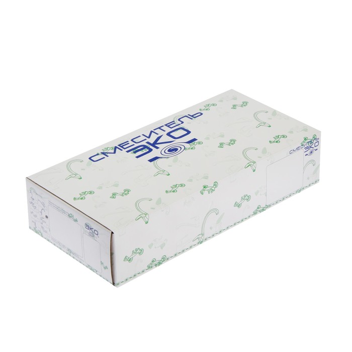 Смеситель для кухни "ЦС-СМ 2579", однорычажный, высокий излив, на гайке, хром