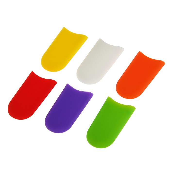 Cмеситель для ванны Accoona A6319, с набором цветных накладок на ручку, латунь, хром