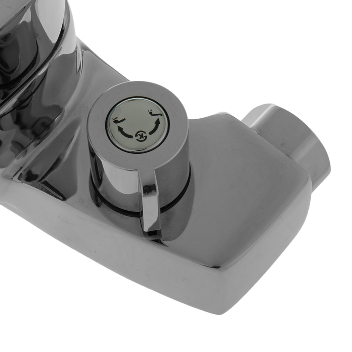 Cмеситель для ванны Accoona A6321, однорычажный, короткий излив, силумин, хром