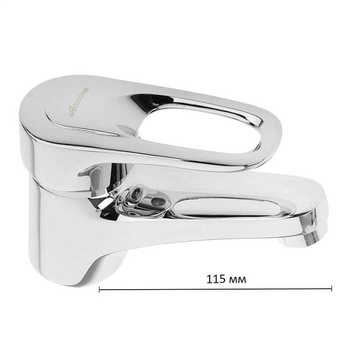 Смеситель для раковины Accoona A9030, однорычажный, латунь, хром