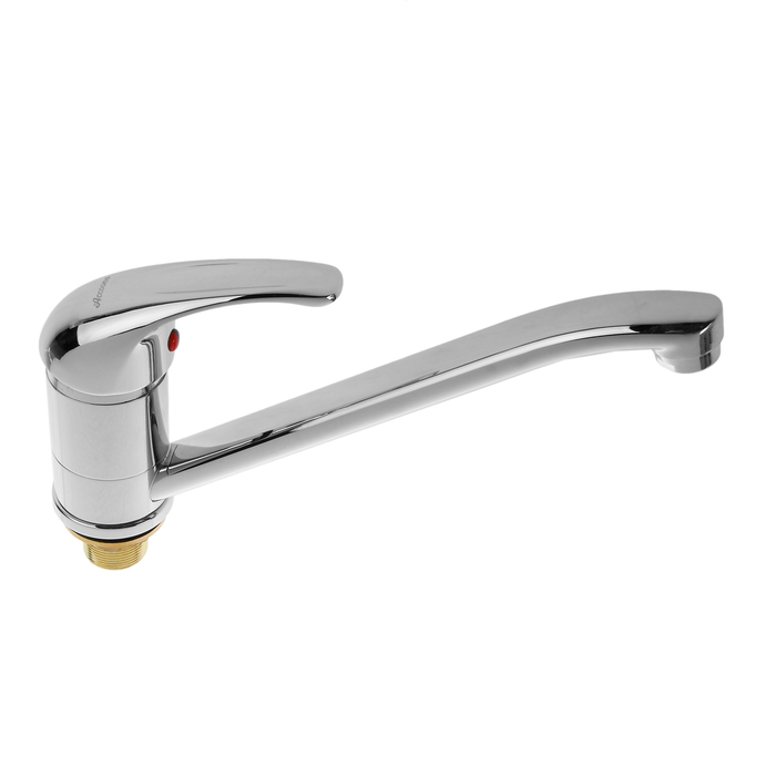 Cмеситель для кухни Accoona A4143, однорычажный, силумин, хром