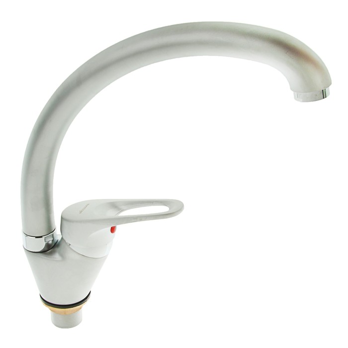 Cмеситель для кухни Accoona A4050U, однорычажный, с гайкой, латунь, матовый