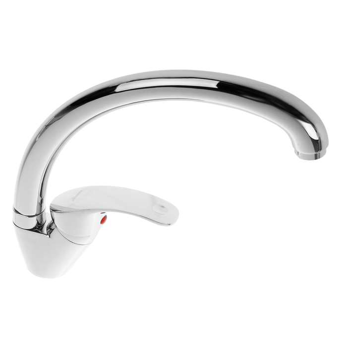 Cмеситель для кухни Accoona A5053B, однорычажный, силумин, хром