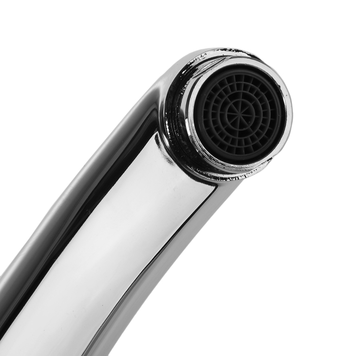 Cмеситель для кухни Accoona A4154, однорычажный, с гайкой, латунь, хром