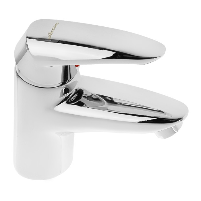 Смеситель для раковины Accoona A9063, однорычажный, силумин, хром