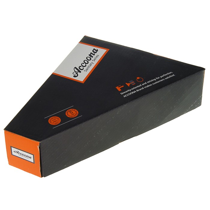 Cмеситель для кухни Accoona A4266, однорычажный, средний излив, с гайкой, силумин, хром