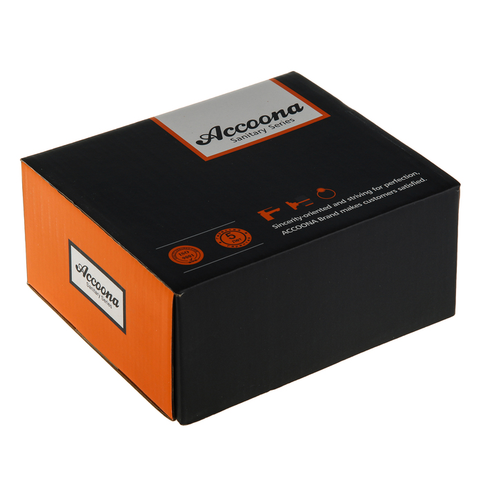 Cмеситель для раковины Accoona A89003, однорычажный, силумин, хром