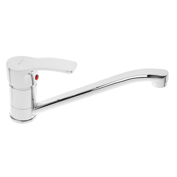 Cмеситель для кухни Accoona A85103, однорычажный, силумин, хром