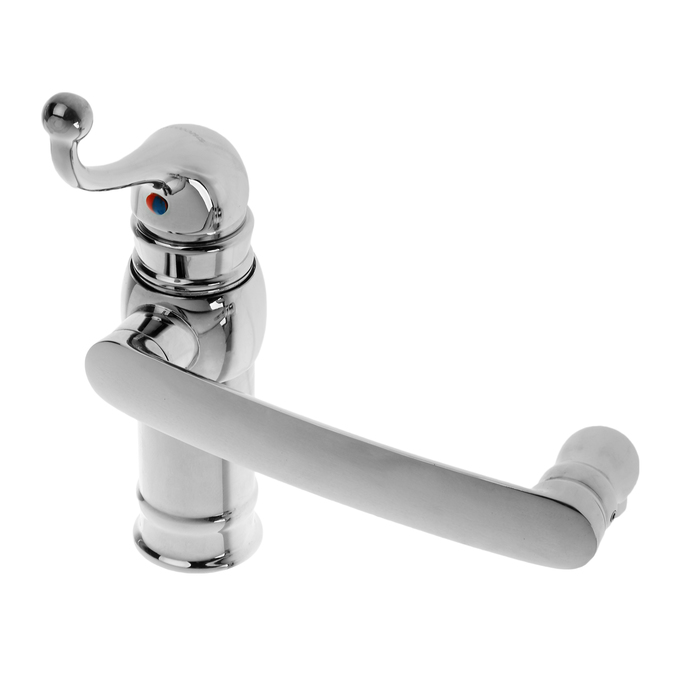 Cмеситель для кухни Accoona A9390, однорычажный, латунь, хром