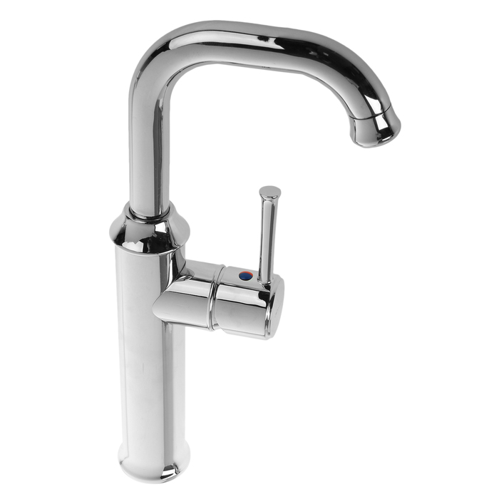 Cмеситель для раковины Accoona A9490-3, однорычажный, высокий, латунь, хром