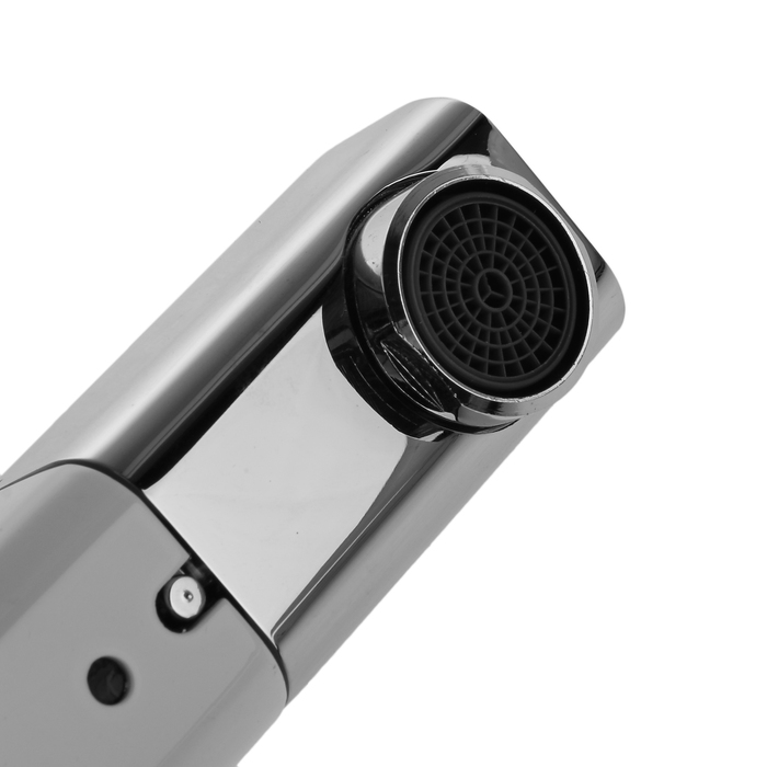 Cмеситель для кухни Accoona A9290G-4, однорычажный, с гайкой, латунь, белый/хром