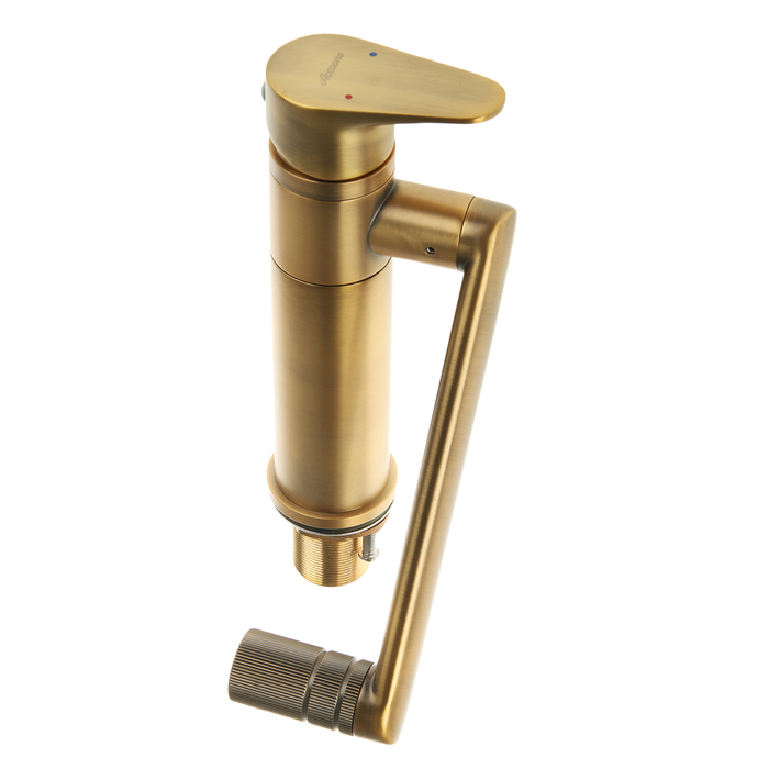 Cмеситель для кухни Accoona A9390C-1, излив и аэратор вращаются на 360°, латунь, бронза