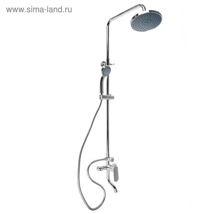 Душевая система Accoona A8354, с тропическим душем, латунь, хром