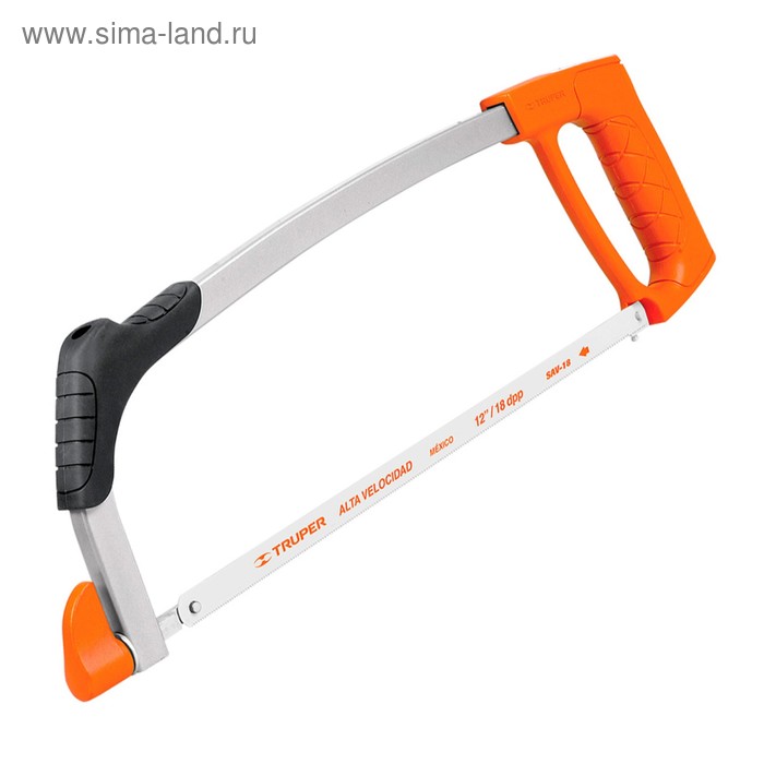 

Ножовка по металлу TRUPER ATT-12, 12' (30.5 см), биметаллическое полотно 18 TPI