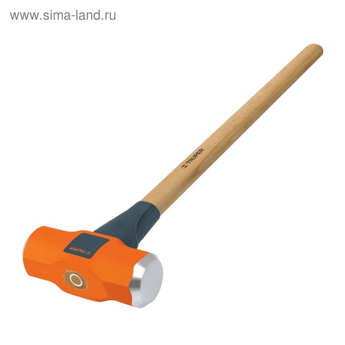 фото Кувалда truper md-8m, 3.6 кг, кованая, деревянная ручка с антишоковой защитой 91 см