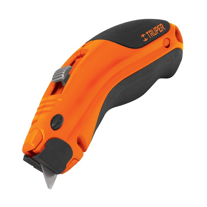 Нож универсальный обойный TRUPER NM-6, безопасный, 18 см, сталь SK-2, 3 зап. лезвия