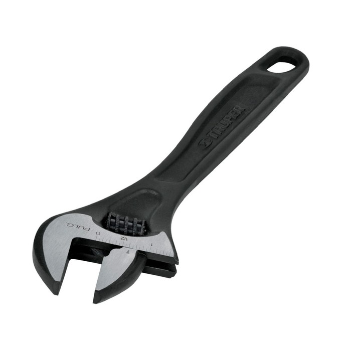 Разводной ключ профессиональный TRUPER PET-4, 100 мм, Cr-V, диаметр захвата 14 мм