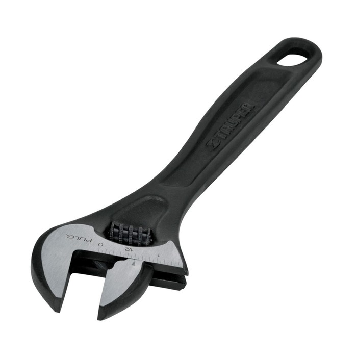 Разводной ключ профессиональный TRUPER PET-6, 150 мм, Cr-V, диаметр захвата 19 мм