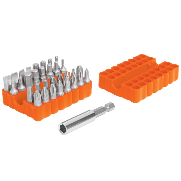 Набор бит TRUPER PUN-33, Cr-V, 25 мм, 33 шт, кейс