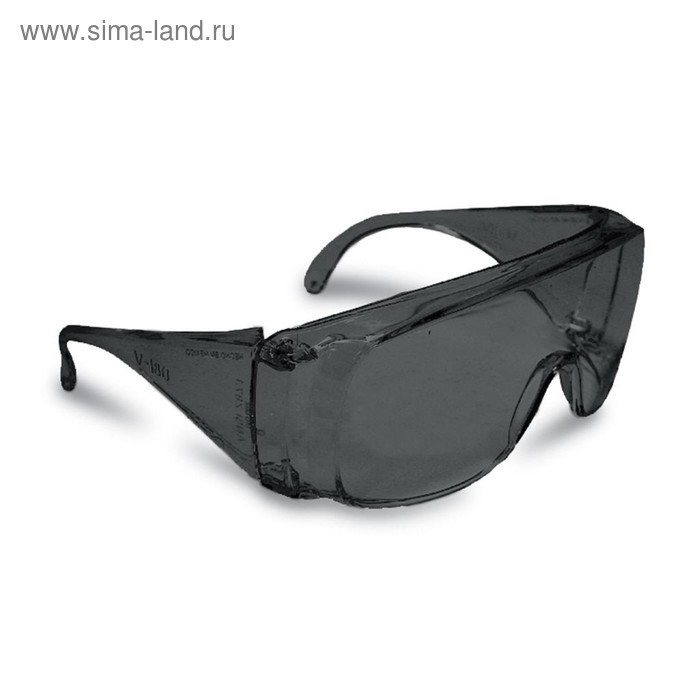 фото Защитные очки truper len-sn, поликарбонат, уф защита, защита от царапин, черные