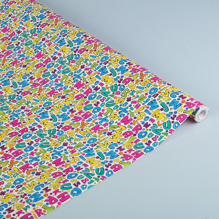 Бумага упаковочная "Импровизация", 0.685 х 10 м, 80г/м2