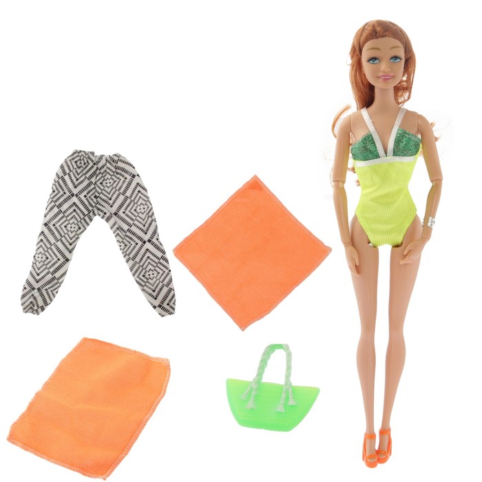 Кукла модель шарнирная "Лида" с аксессуарами, МИКС