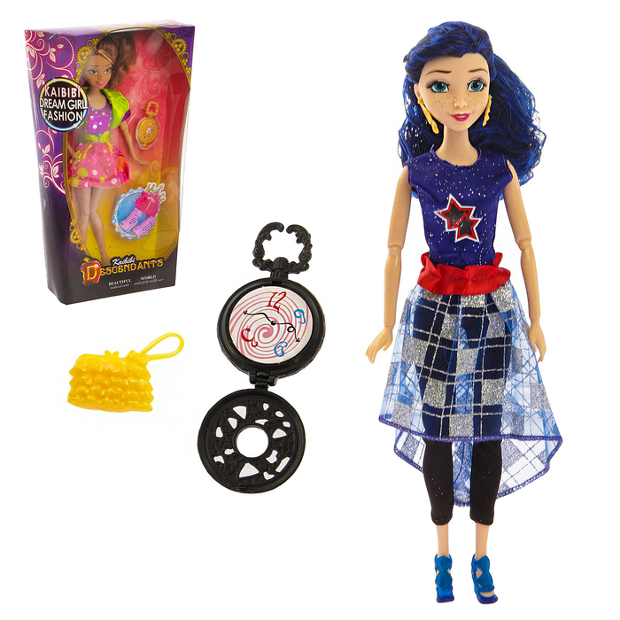 Кукла модная шарнирная "Жанна" в платье с аксессуарами, МИКС