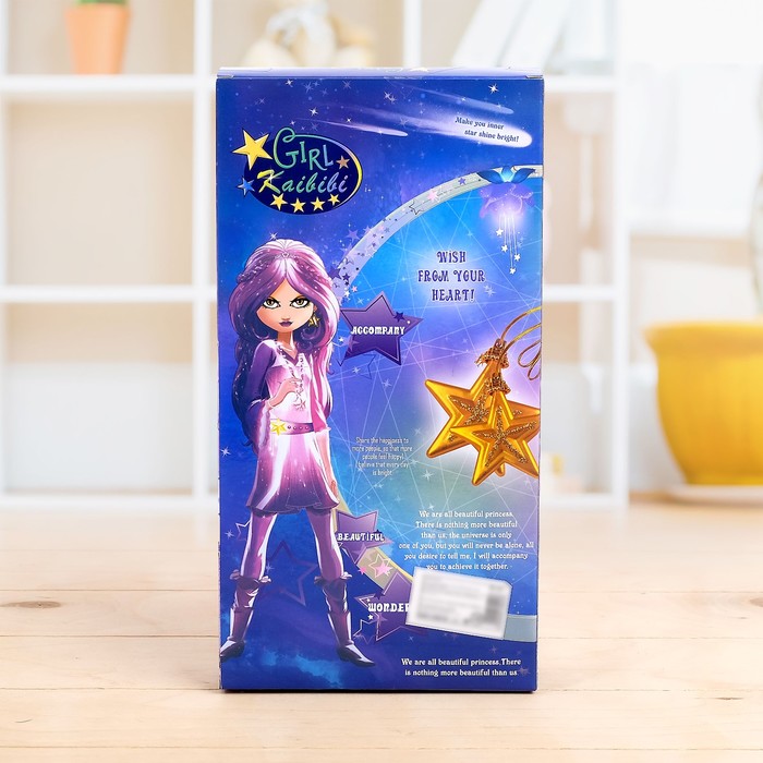 Кукла модная шарнирная "Бэлла" в платье, МИКС