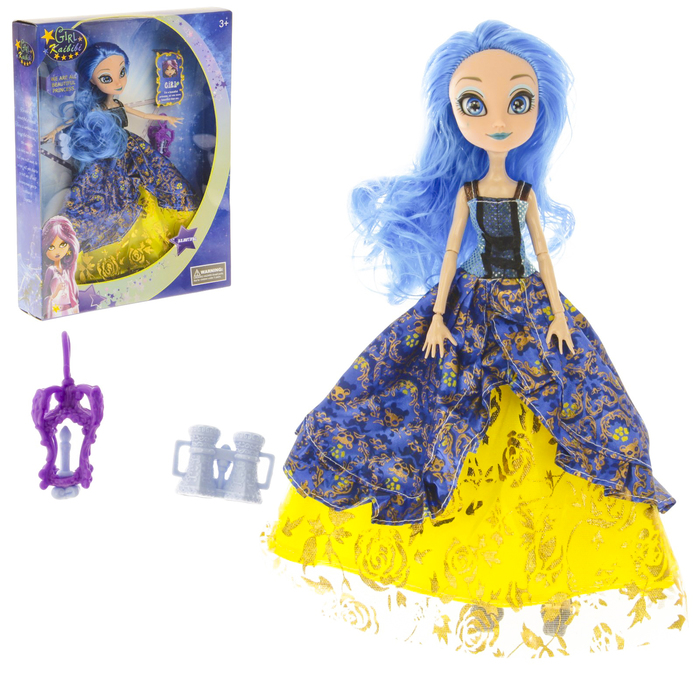 Кукла модная шарнирная "Кэт" в платье, МИКС