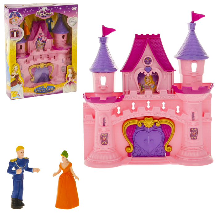 Замок для кукол &quot;Сказка&quot; с аксессуарами, световые и звуковые эффекты