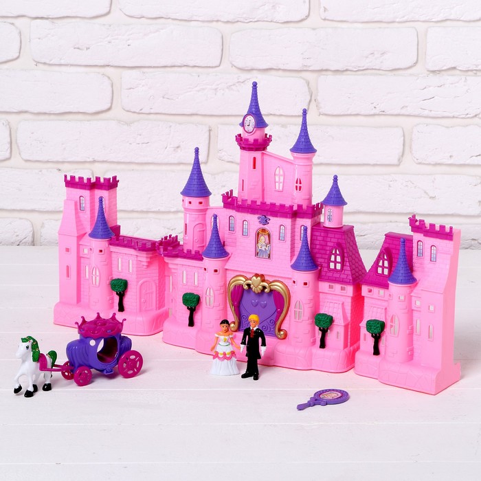 Замок для кукол &quot;Волшебство&quot; световые и звуковые эффекты, с аксессуарами
