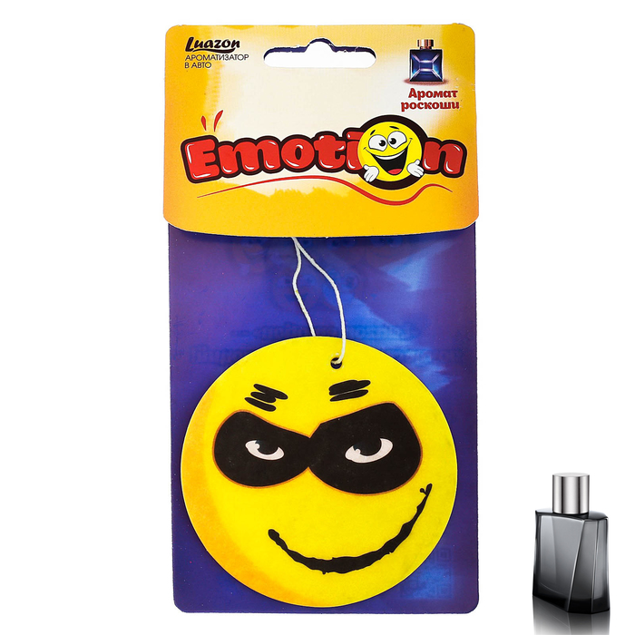 Ароматизатор бумажный в авто "Престижный парфюм", Смайл Джокер