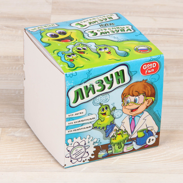 Набор для опытов "Лизун", зелёный