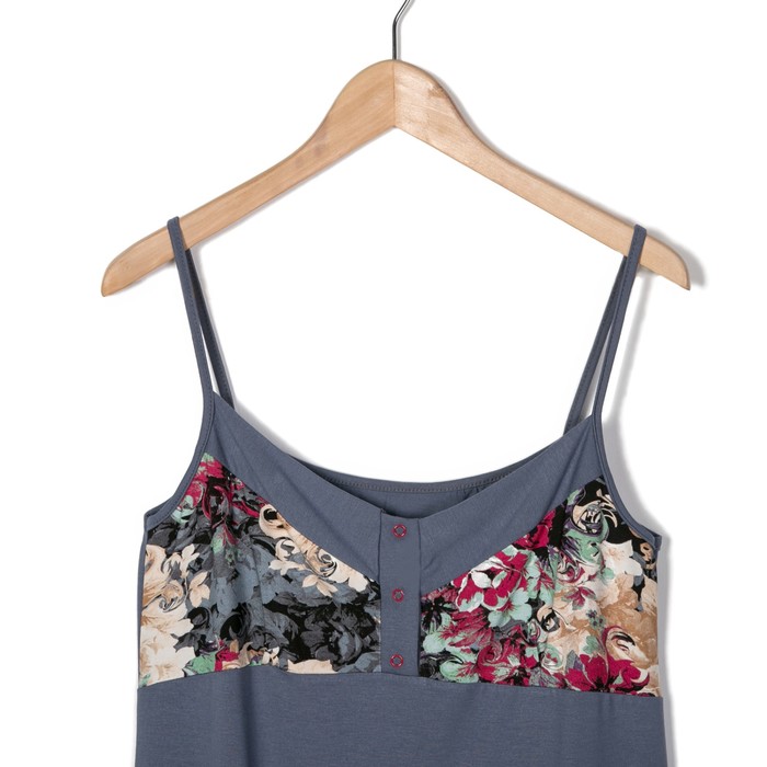 Комплект женский (халат, сорочка) М4 цвет МИКС, р-р 50 вискоза