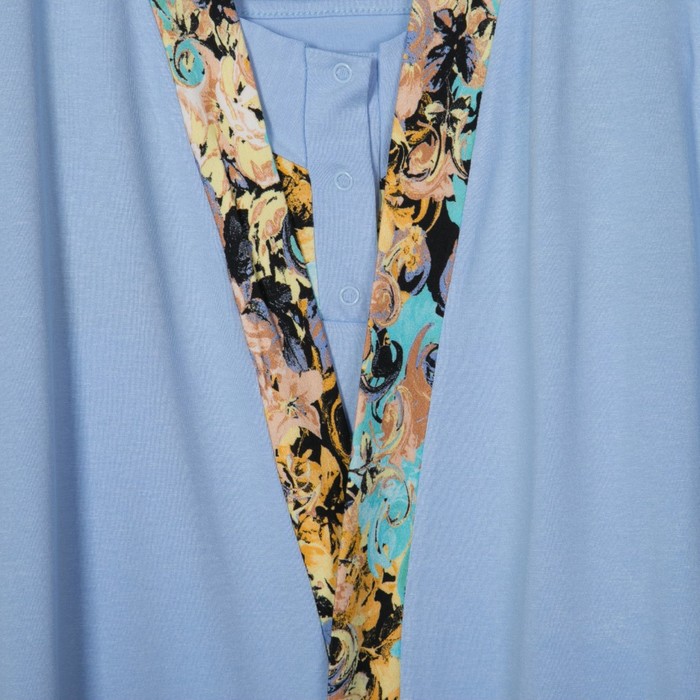 Комплект женский (халат, сорочка) М4 цвет МИКС, р-р 50 вискоза