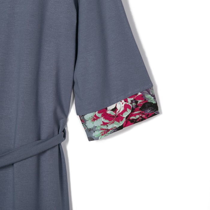 Комплект женский (халат, сорочка) М4 цвет МИКС, р-р 50 вискоза