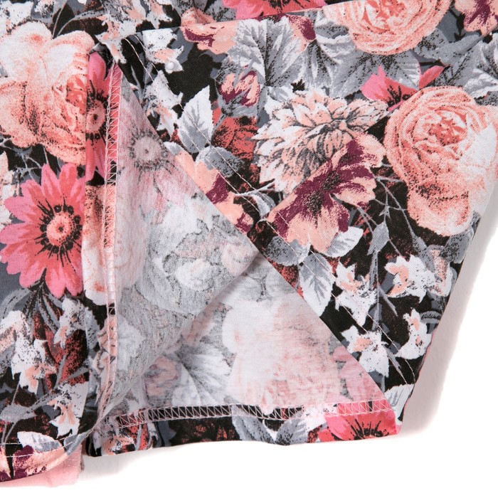 Комплект женский (халат, сорочка) М7 цвет розовый, р-р 46