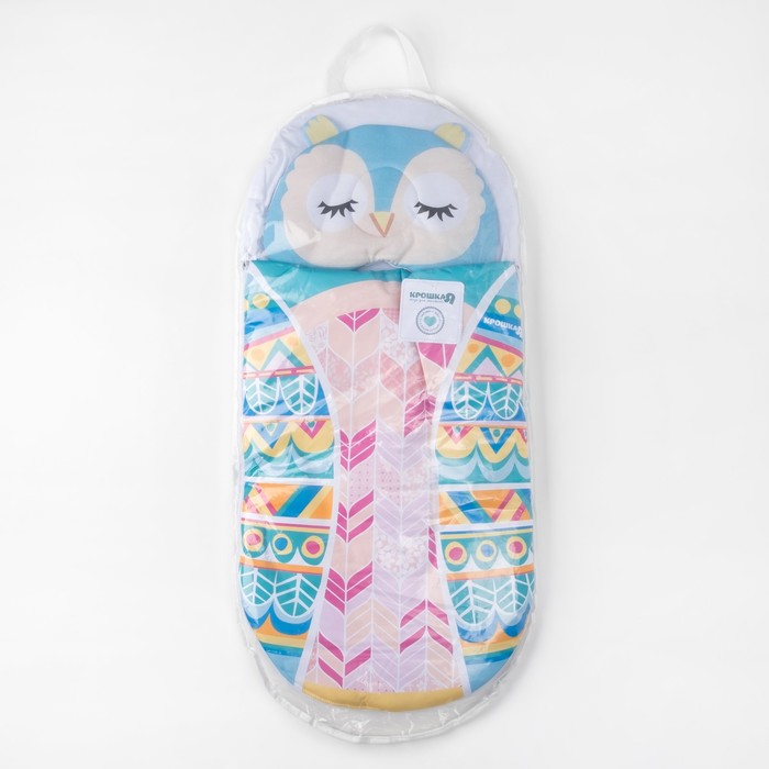 Конверт-спальник Крошка Я "Сова" р-р 18-22 (рост 50-62см, 0-3 мес.)
