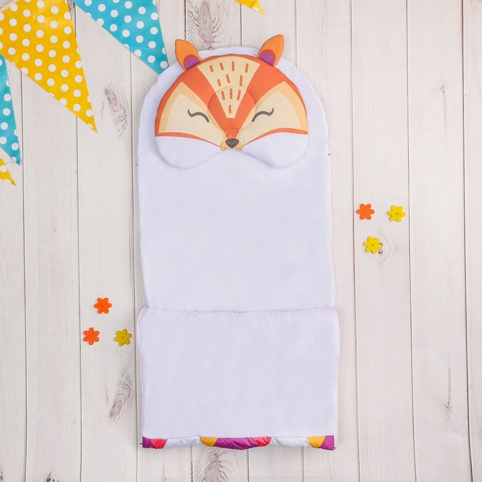 Конверт-спальник Крошка Я "Лиса" р-р 18-22 (рост 50-62см, 0-3 мес.)