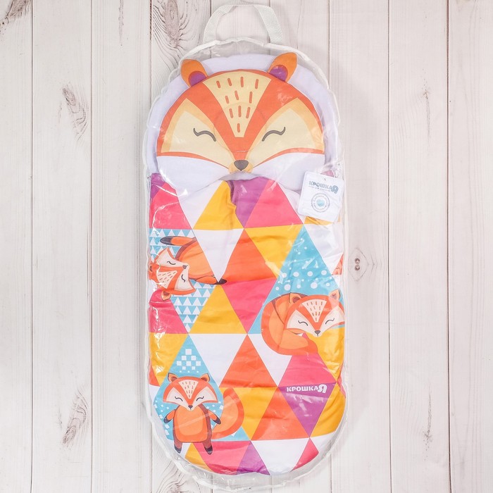 Конверт-спальник Крошка Я "Лиса" р-р 18-22 (рост 50-62см, 0-3 мес.)