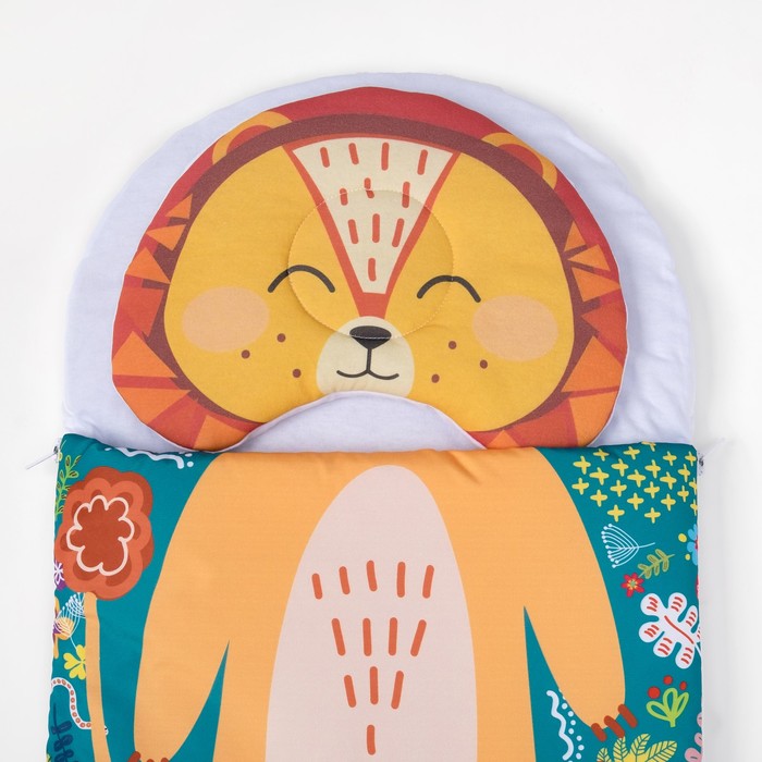 Конверт-спальник Крошка Я "Лев" р-р 18-22 (рост 50-62см, 0-3 мес.)