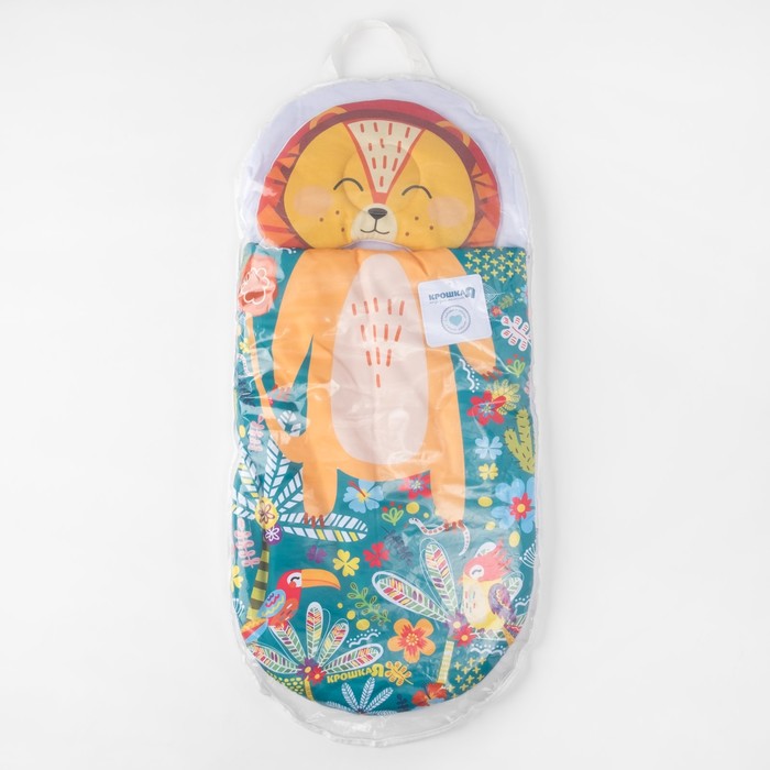 Конверт-спальник Крошка Я "Лев" р-р 18-22 (рост 50-62см, 0-3 мес.)