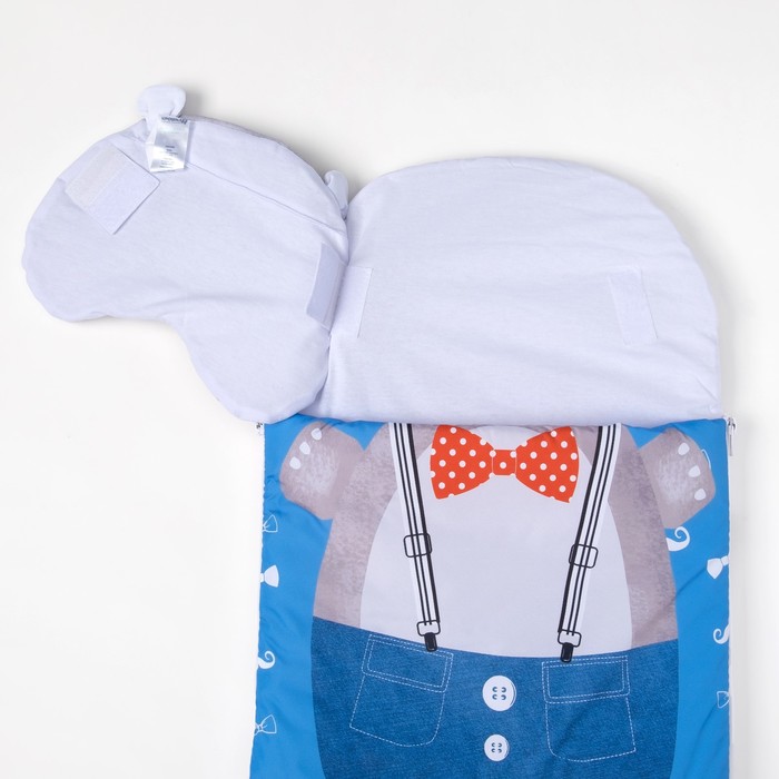 Конверт-спальник Крошка Я "Бегемот" р-р 18-22 (рост 50-62см, 0-3 мес.)