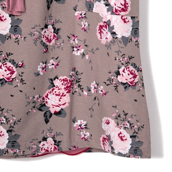 Комплект женский (халат, сорочка) М116 цвет розовый , р-р 46