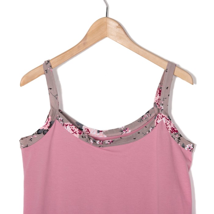 Комплект женский (халат, сорочка) М116 цвет розовый , р-р 46