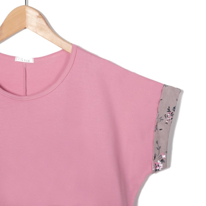 Сорочка женская М122 цвет розовый , р-р 54