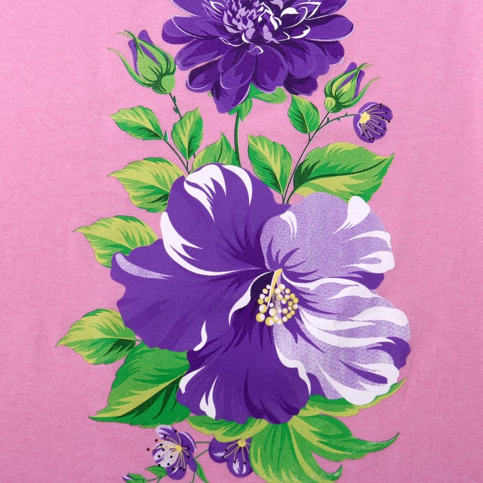 Пижама женская (футболка, бриджи) ПК190 цвет МИКС, р-р 60