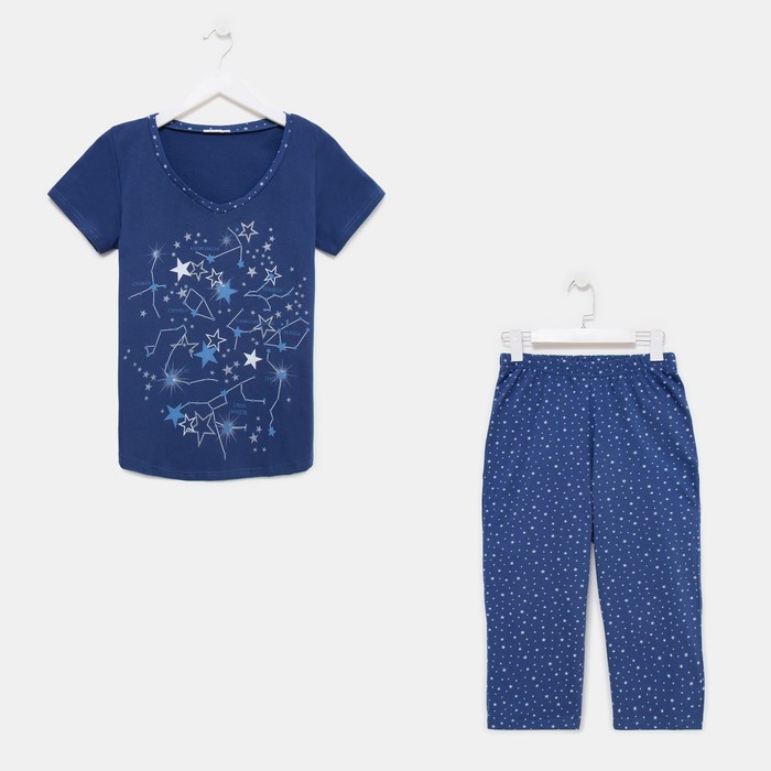 Комплект женский (майка, бриджи) М140 цвет МИКС, р-р 46