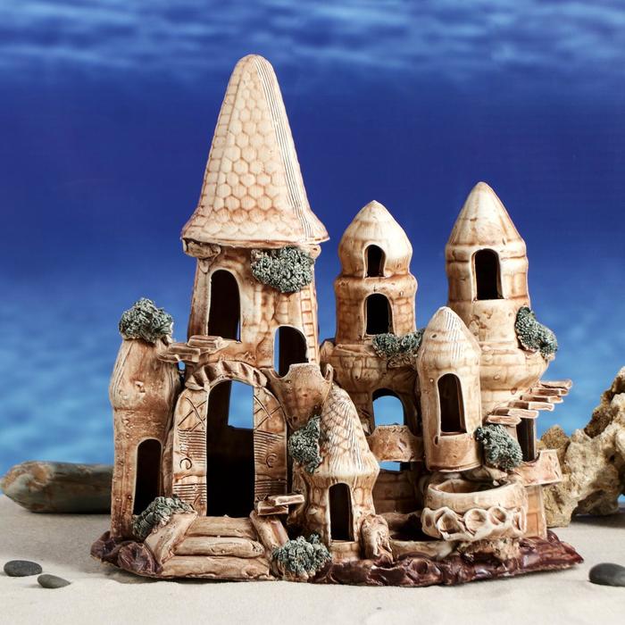 Декорации для аквариума "Крепость"